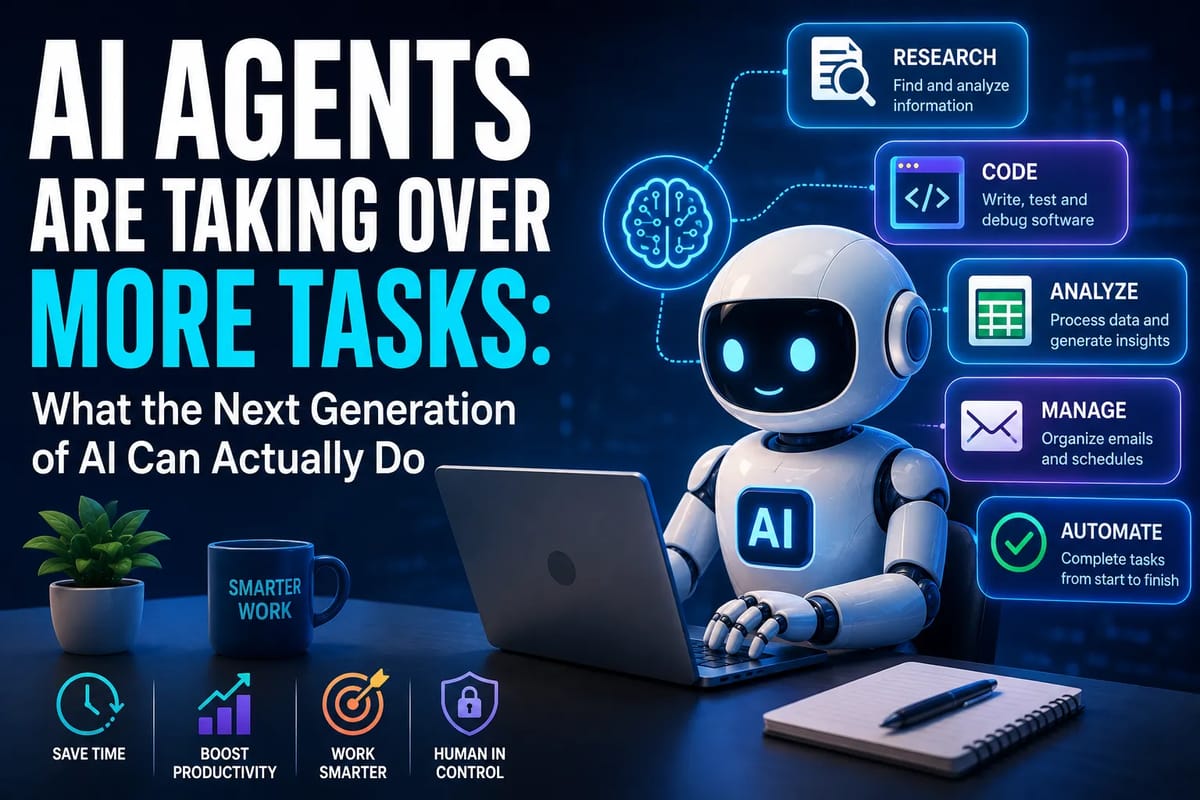 AI Agents Are Taking Over More Tasks: What the Next Generation of AI Can Actually Do