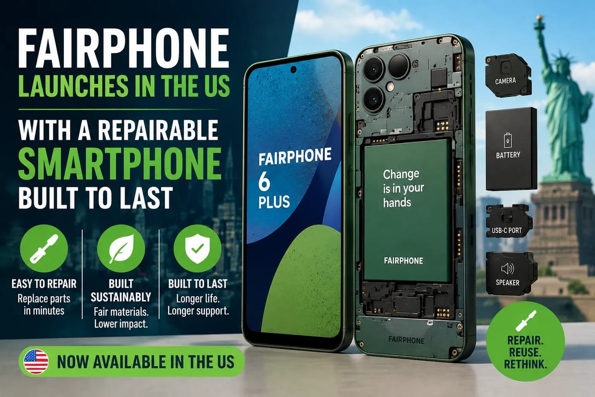 Fairphone Launches in the US With a Repairable Smartphone Built to Last
