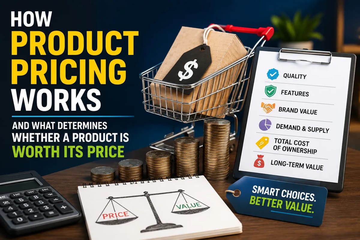 How Product Pricing Works and What Determines Whether a Product Is Worth Its Price