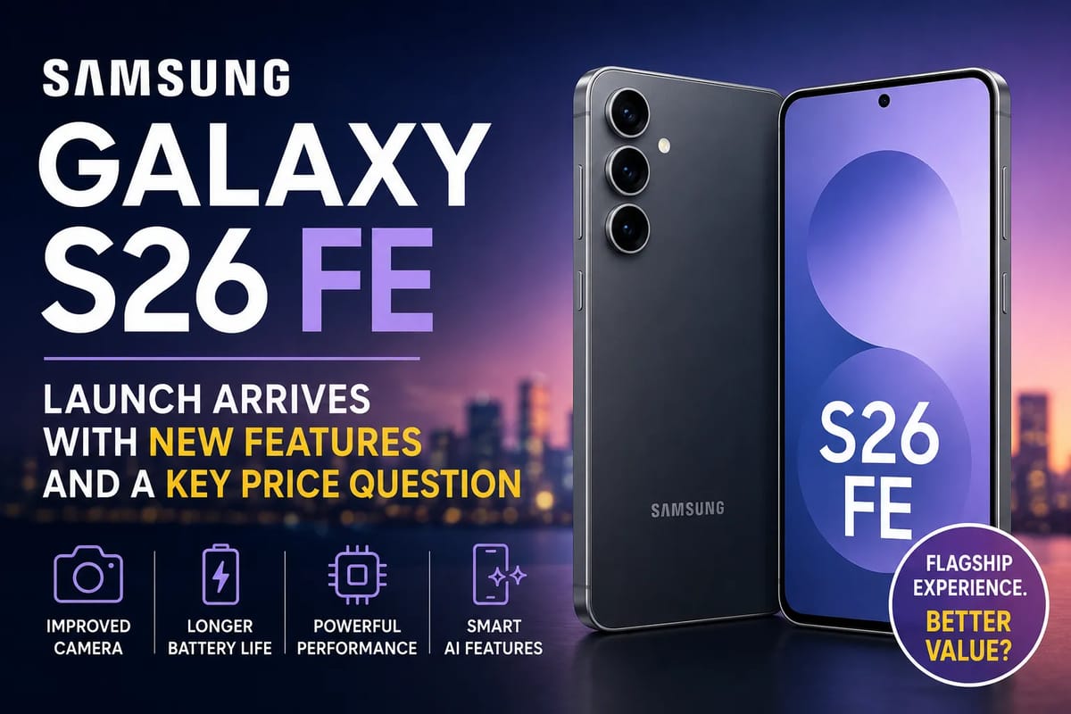 Samsung Galaxy S26 FE Launch Arrives With New Features and a Key Price Question