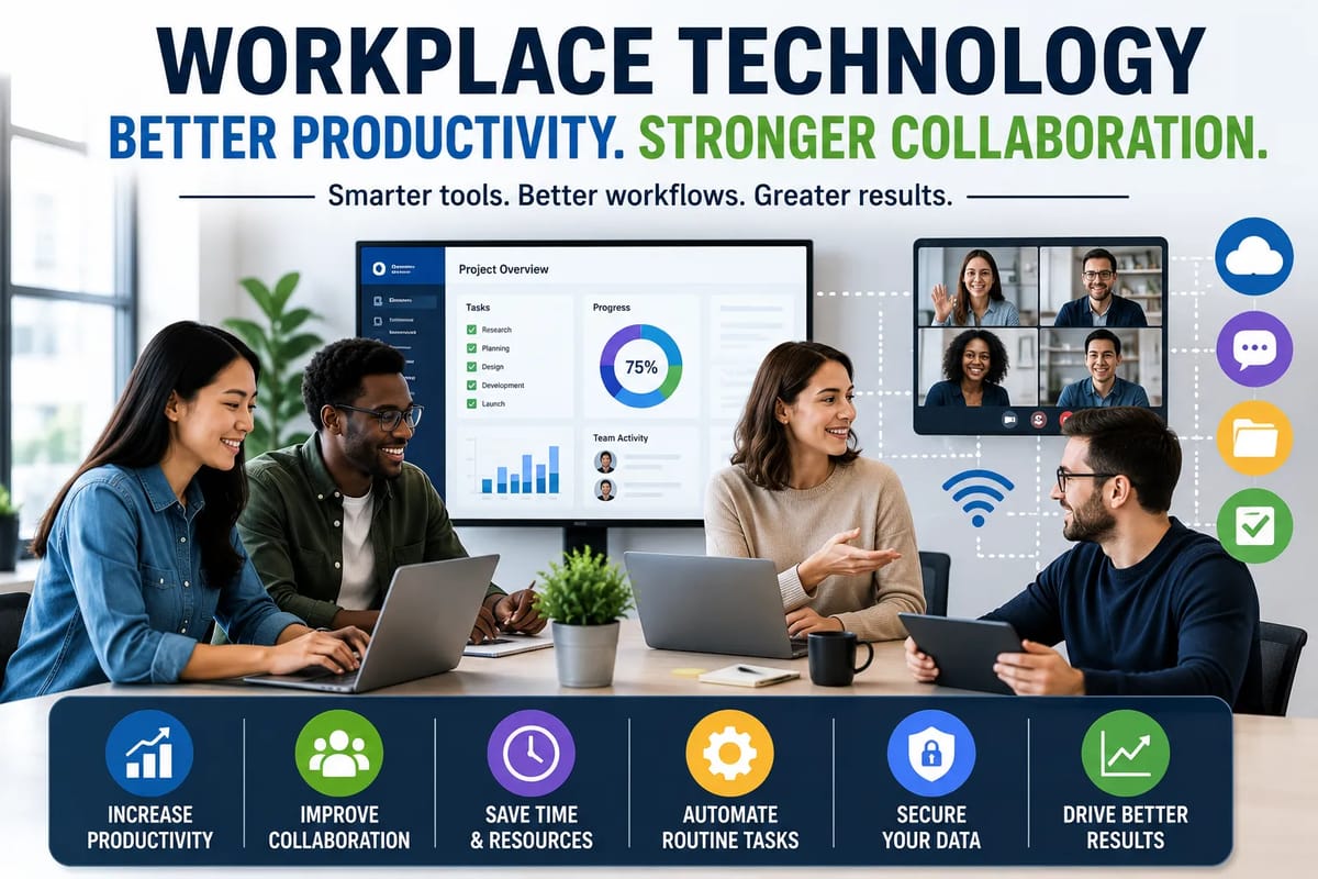 How Workplace Technology Improves Employee Productivity and Collaboration