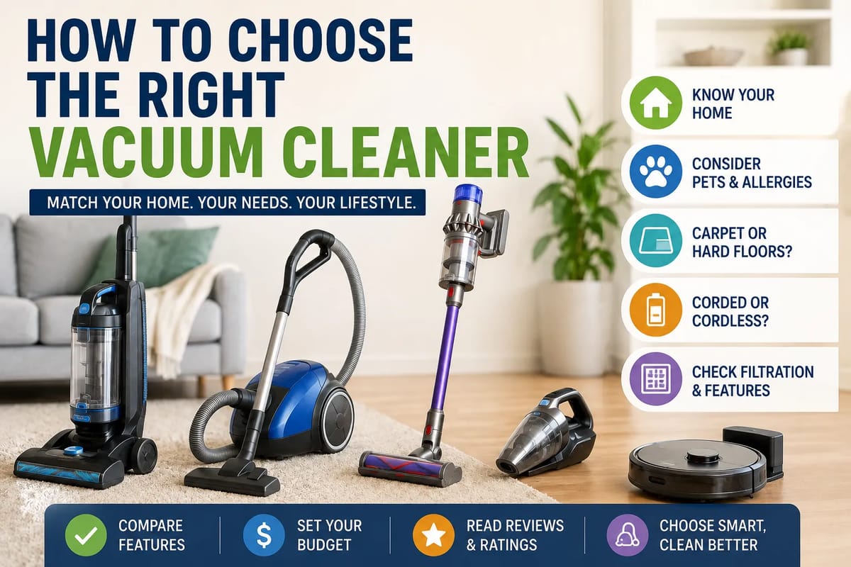 How to Choose the Right Vacuum Cleaner