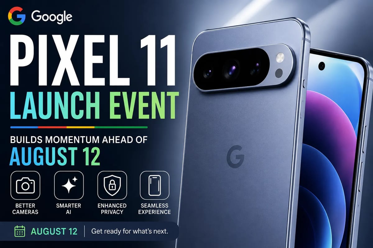 Google Pixel 11 Launch Event Builds Momentum Ahead of August 12