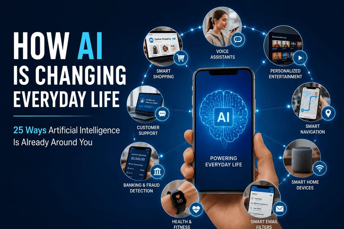 How AI Is Changing Everyday Life: 25 Ways Artificial Intelligence Is Already Around You