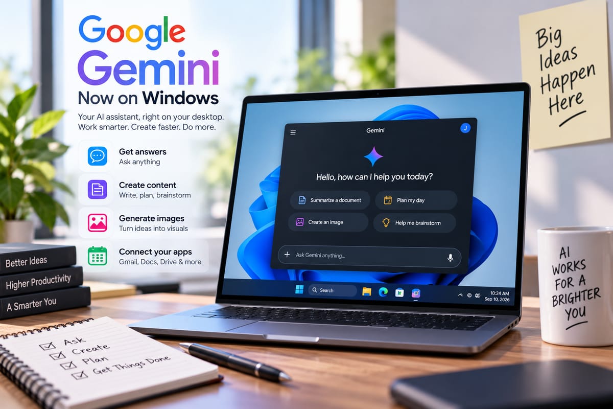 Google Gemini on Windows: Everything Users Need to Know About the New Desktop AI App