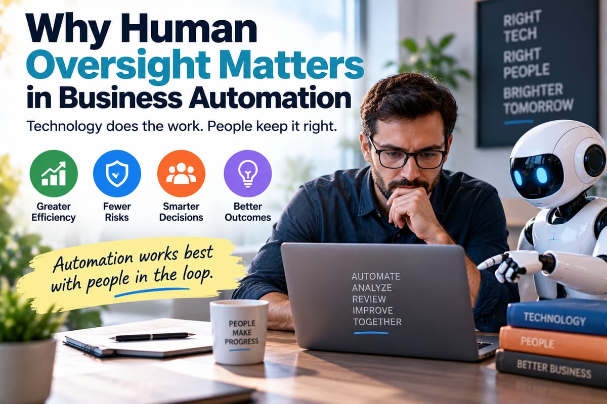 Why Human Oversight Matters in Business Automation