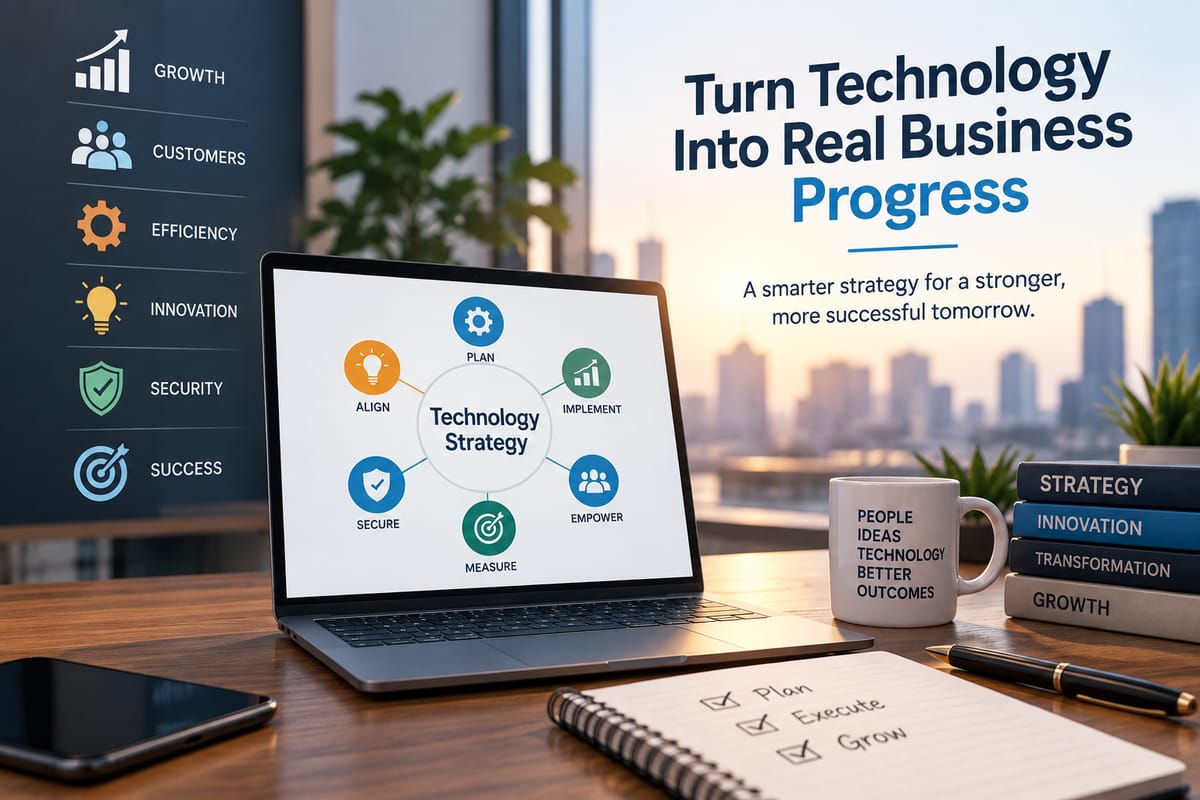 How to Develop a Business Technology Strategy Aligned With Organizational Goals