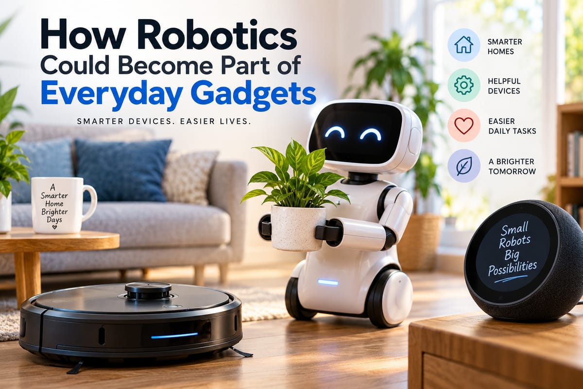 How Robotics Could Become Part of Everyday Gadgets
