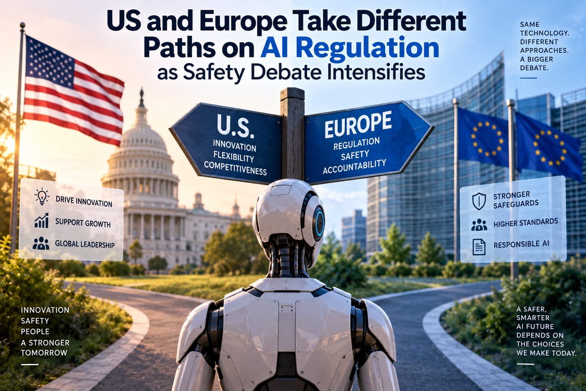 US and Europe Take Different Paths on AI Regulation as Safety Debate Intensifies