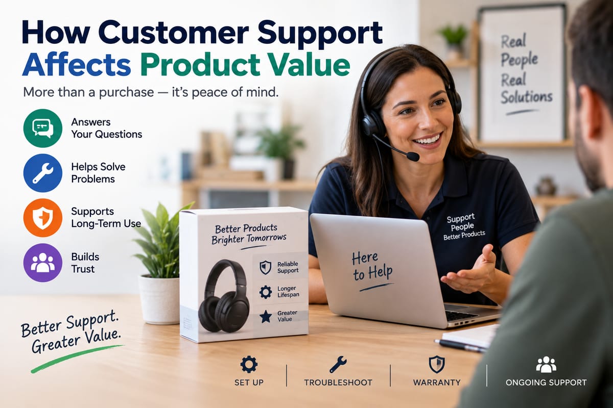 How Customer Support Affects Product Value