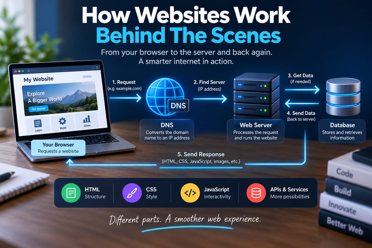 How Websites Work Behind The Scenes