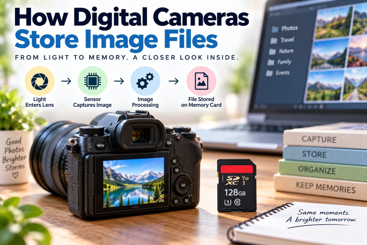 How Digital Cameras Store Image Files
