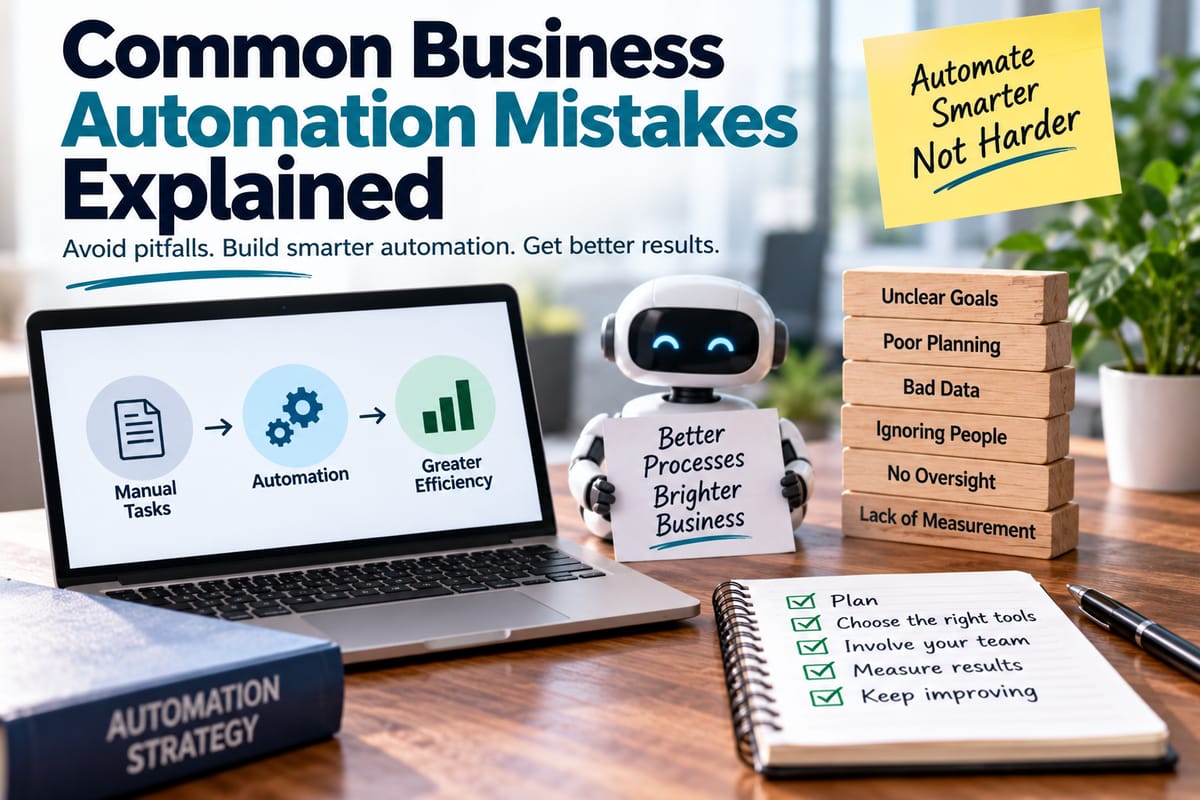 Common Business Automation Mistakes Explained
