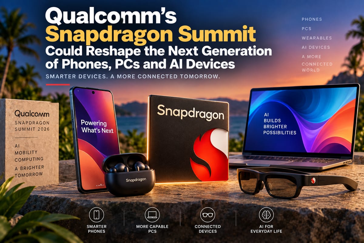 Qualcomm’s Snapdragon Summit Could Reshape the Next Generation of Phones, PCs and AI Devices