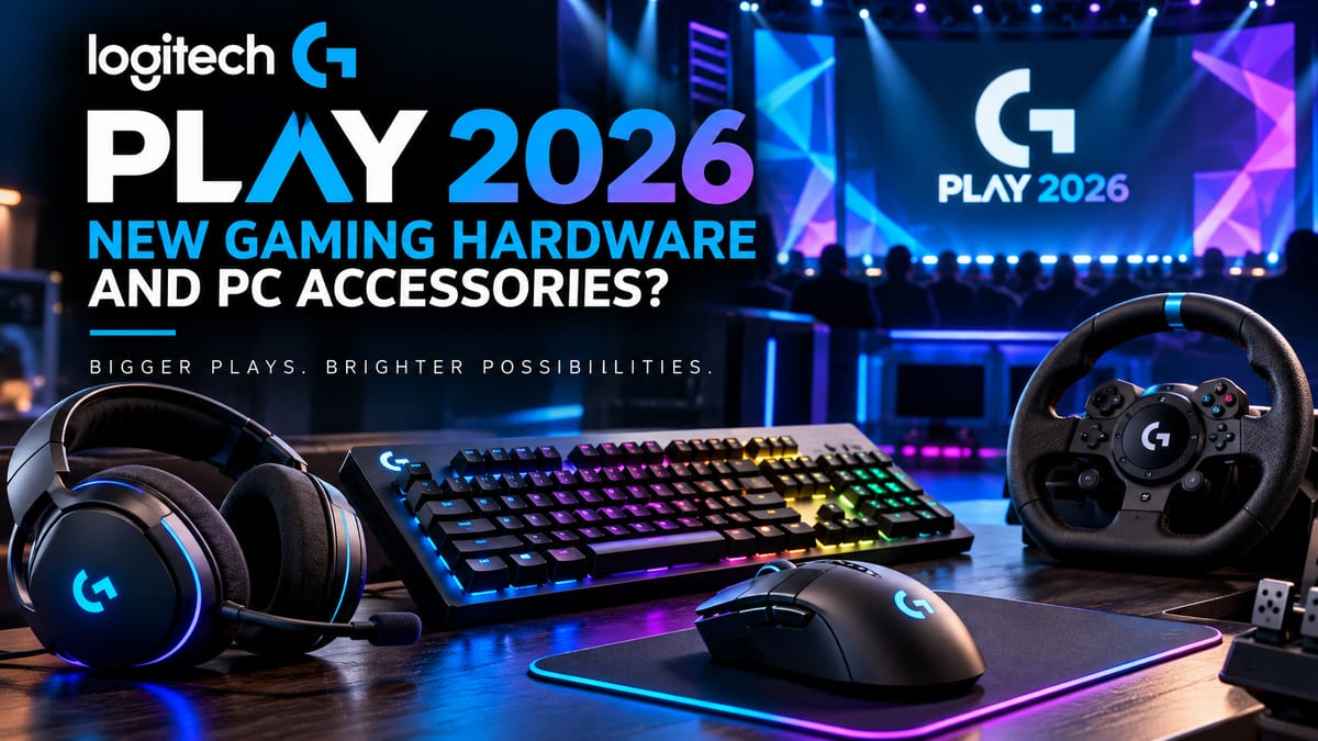 Logitech G PLAY 2026 Could Bring New Gaming Hardware and PC Accessories