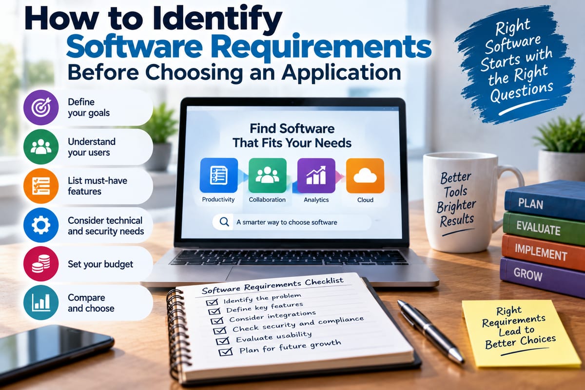 How to Identify Software Requirements Before Choosing an Application