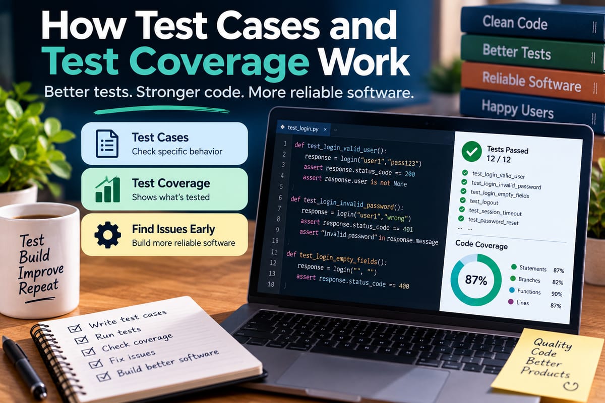 How Test Cases and Test Coverage Work