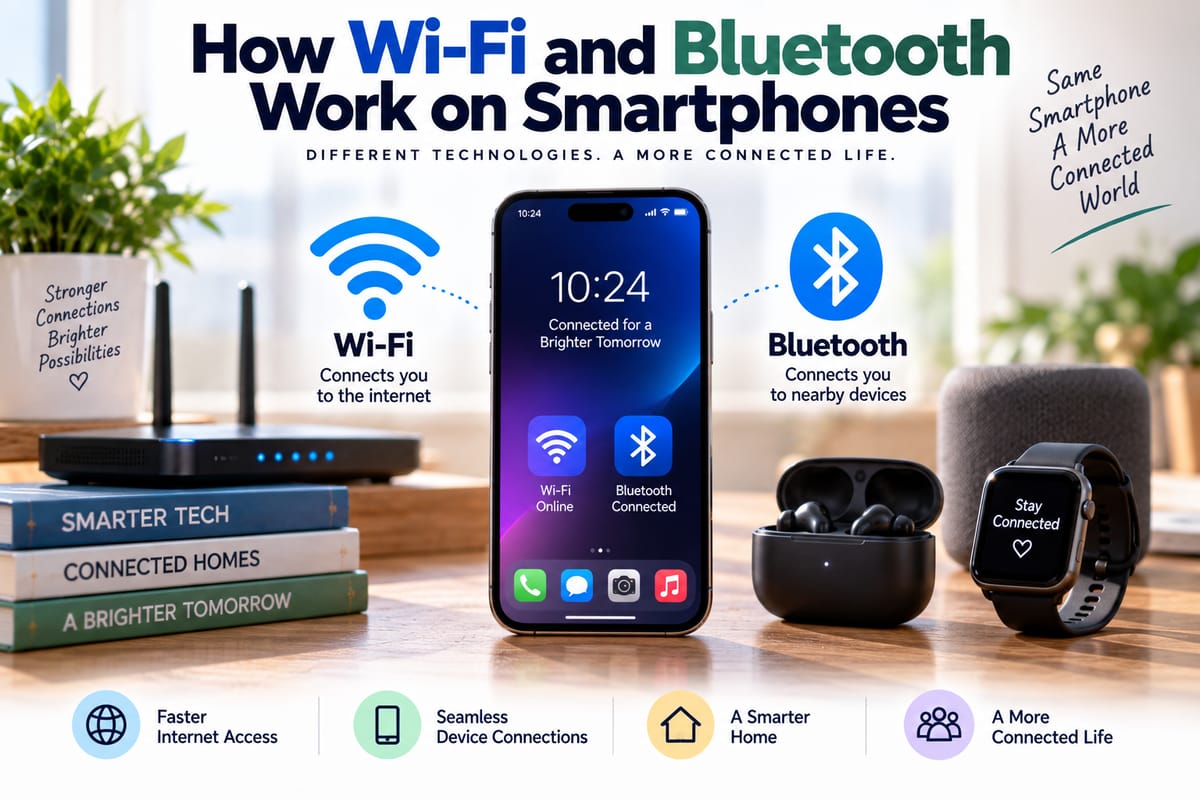 How Wi-Fi and Bluetooth Work on Smartphones
