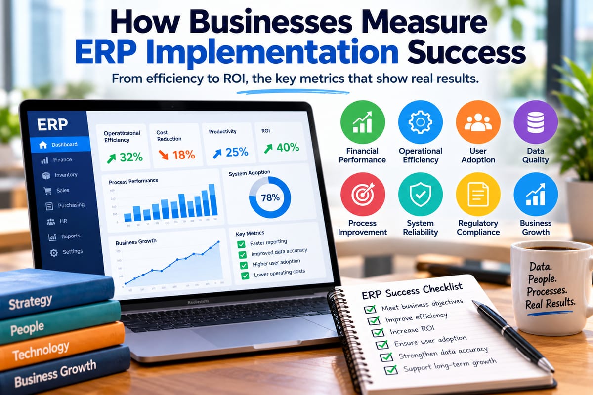 How Businesses Measure ERP Implementation Success