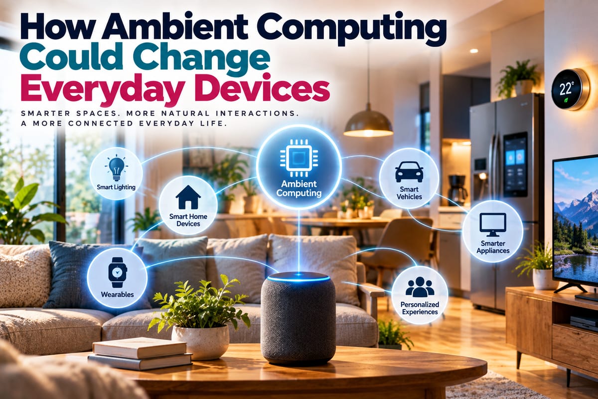 How Ambient Computing Could Change Everyday Devices