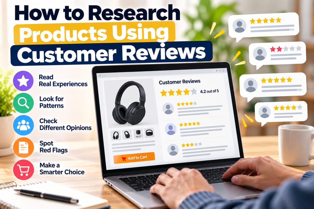 How to Research Products Using Customer Reviews