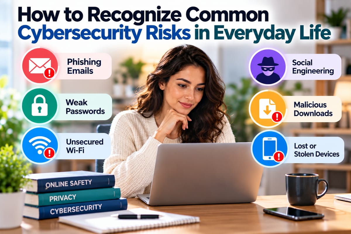 How to Recognize Common Cybersecurity Risks in Everyday Life