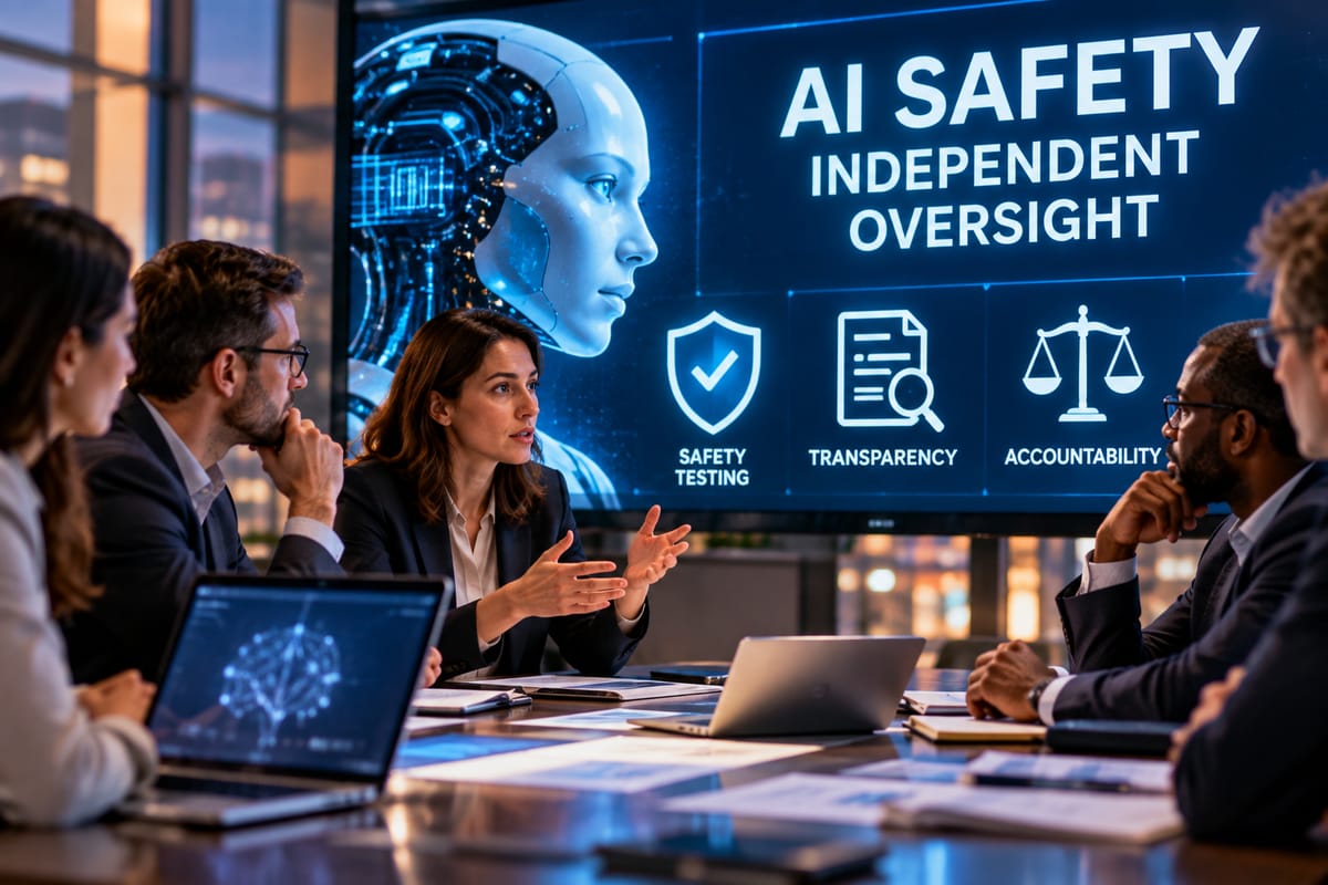 AI Safety Moves Back Into the Spotlight as Frontier Labs Discuss Independent Oversight