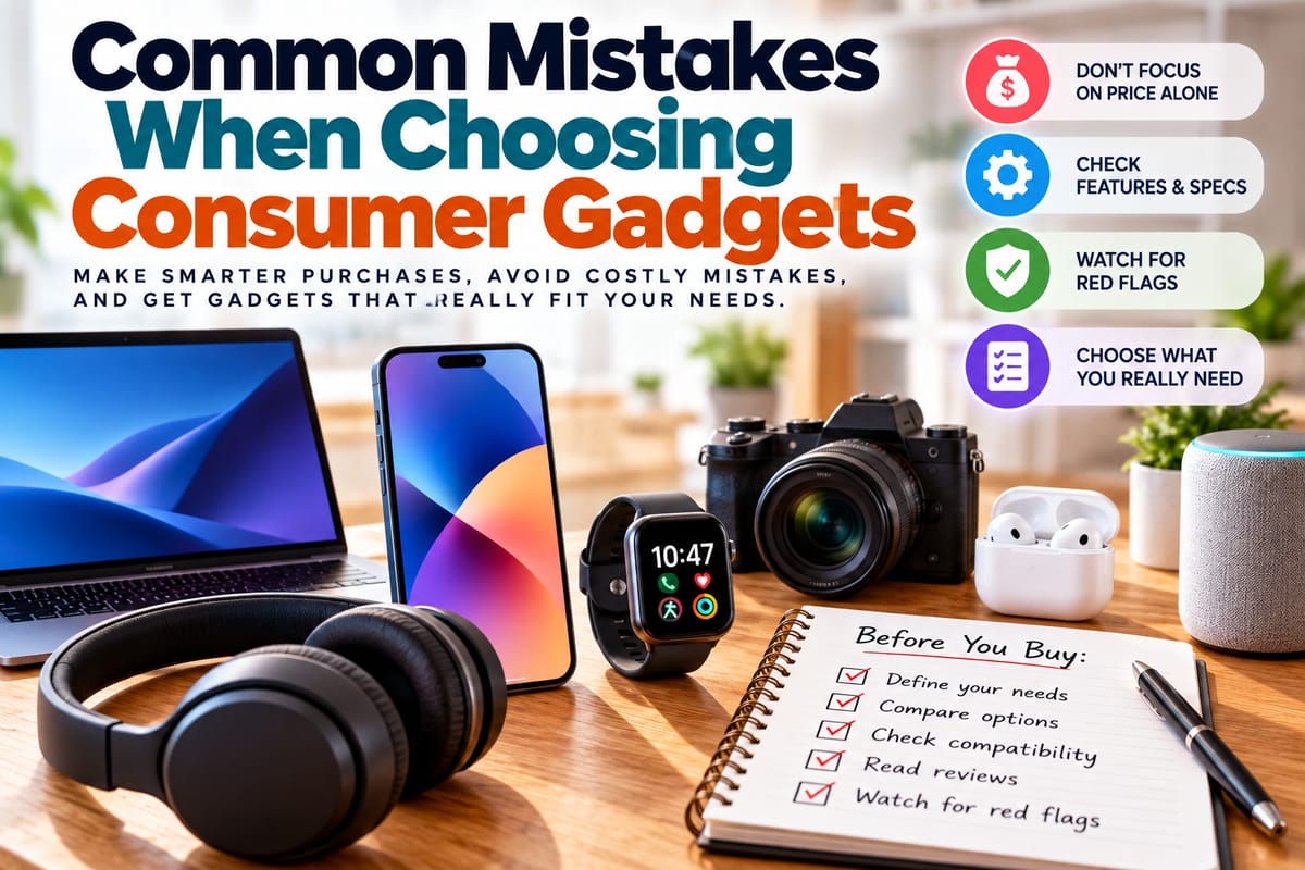 Common Mistakes When Choosing Consumer Gadgets
