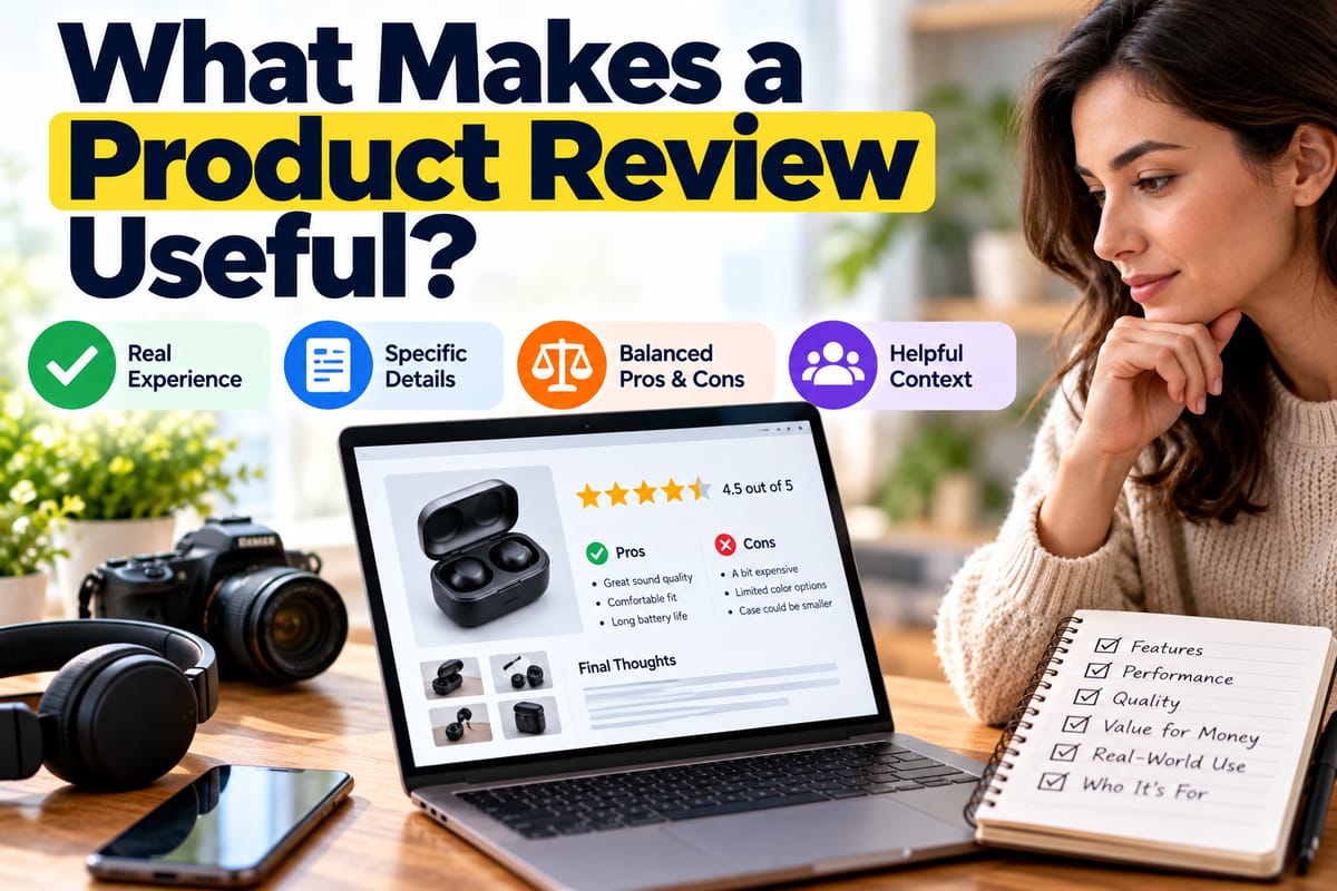 What Makes a Product Review Useful