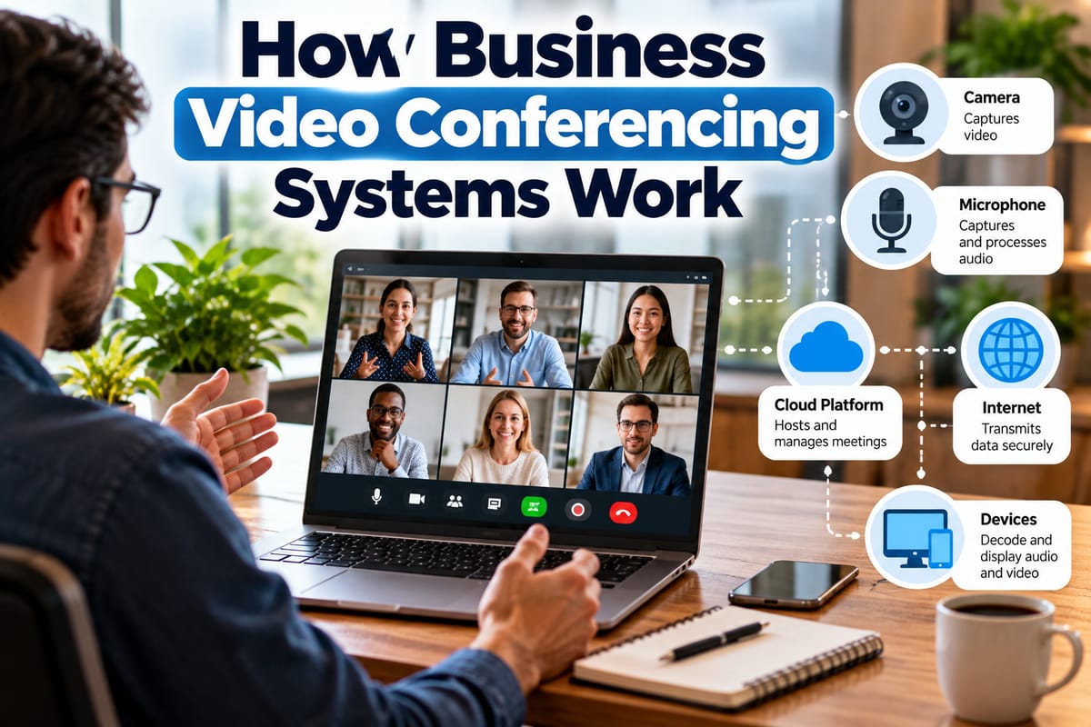 How Business Video Conferencing Systems Work